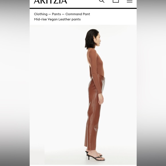 Aritzia Babaton Command Vegan pants 6 - Picture 5 of 7